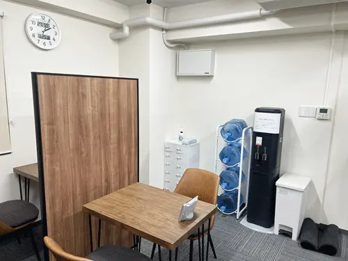 就労継続支援A型事業所レーヴの休憩場所